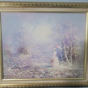Framed, Original, Signed Walton Oil Painting On Canvas.